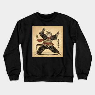 Edo cat Crewneck Sweatshirt